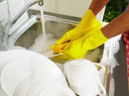 Hand wash dishes